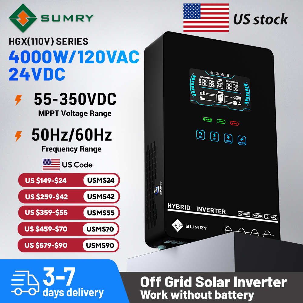 Mppt Charge Controller - Sumry 4KW 120V Off Grid Solar