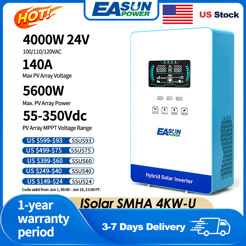 EASUN POWER 4KW 110V Off Grid  – обзор и цена Renewable Energy Systems