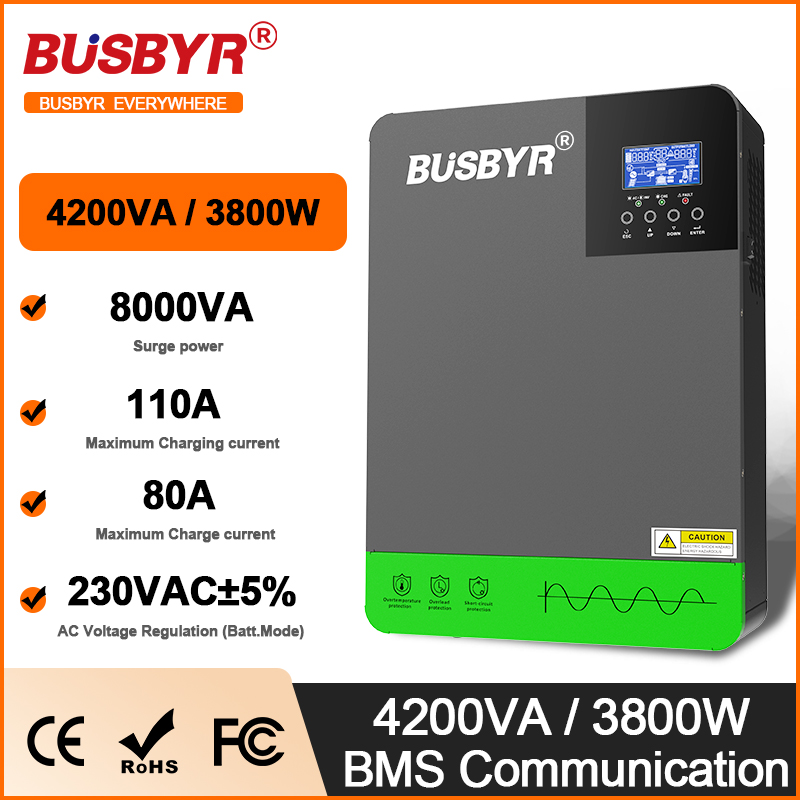 4.2KW 6.2KW Hybrid Solar Inver – обзор и цена Mppt Charge Controller