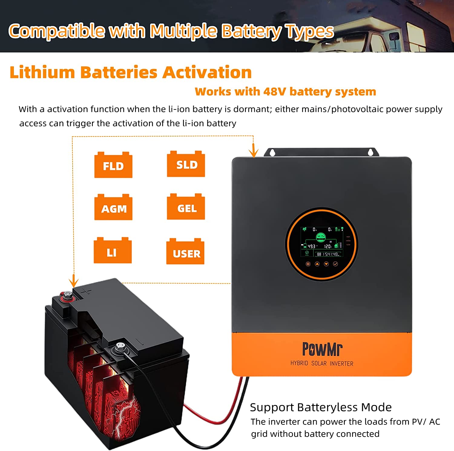 5.2KW Single Phase 120V 110V A – обзор и цена Mppt Charge Controller