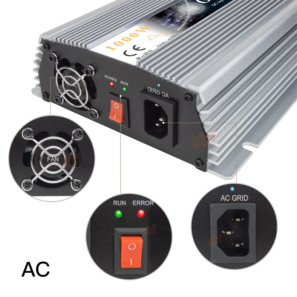 1000W 1300W 1400W Grid Tie Mic – обзор и цена Renewable Energy Systems