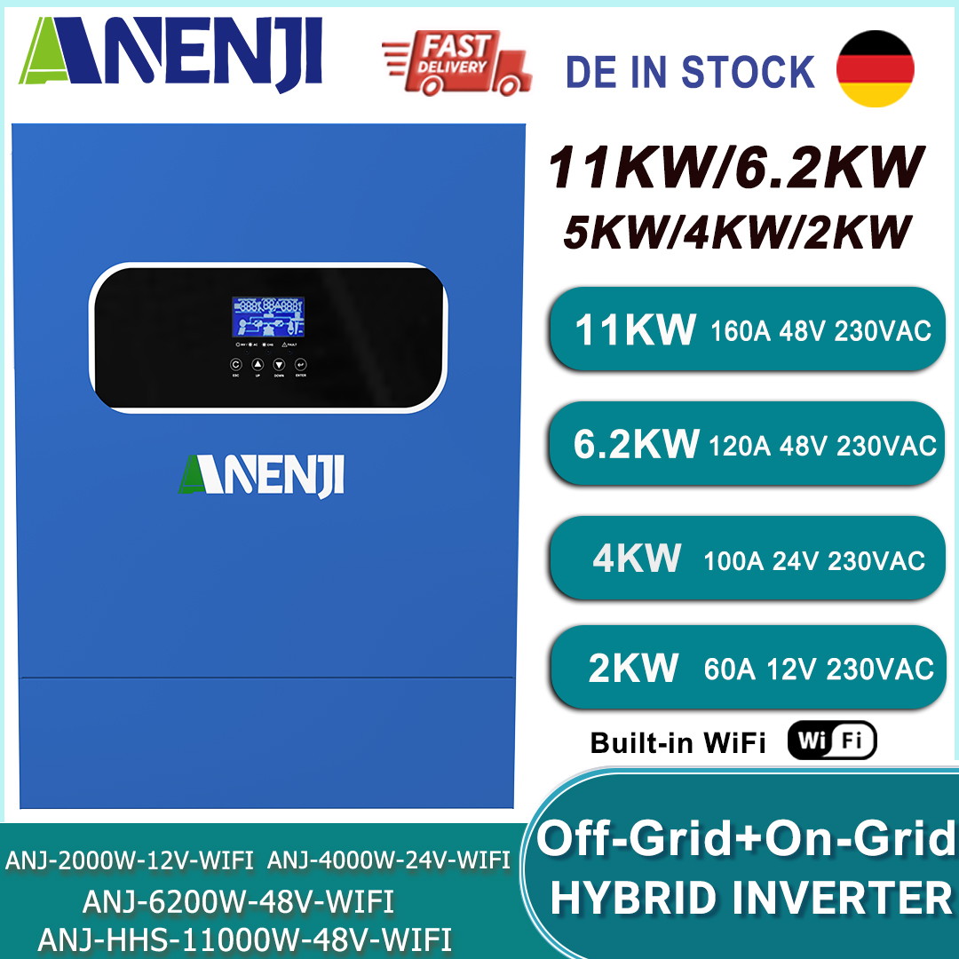 11KW 6.2KW 5KW 4KW 2KW Hybrid  – обзор и цена Mppt Charge Controller