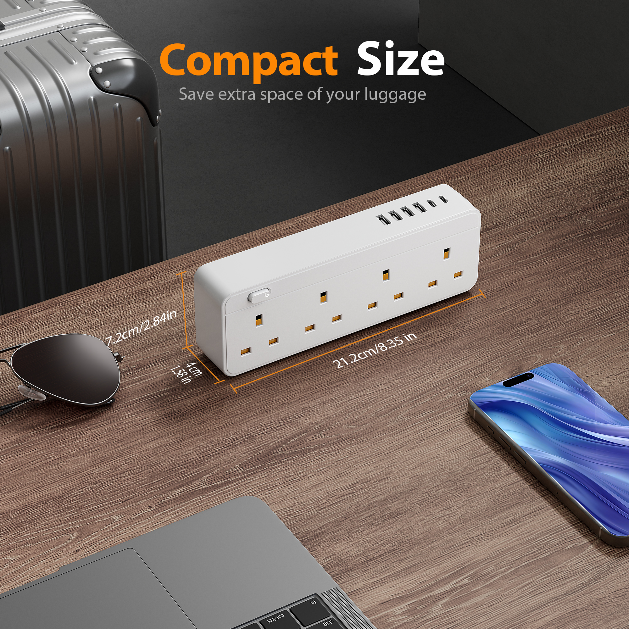 10-in-1 British Standard Power – обзор и цена Ac Surge Protector