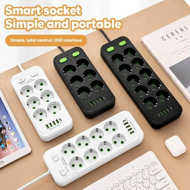 2M Electrical Socket EU Plug6  – обзор и цена Ac Surge Protector