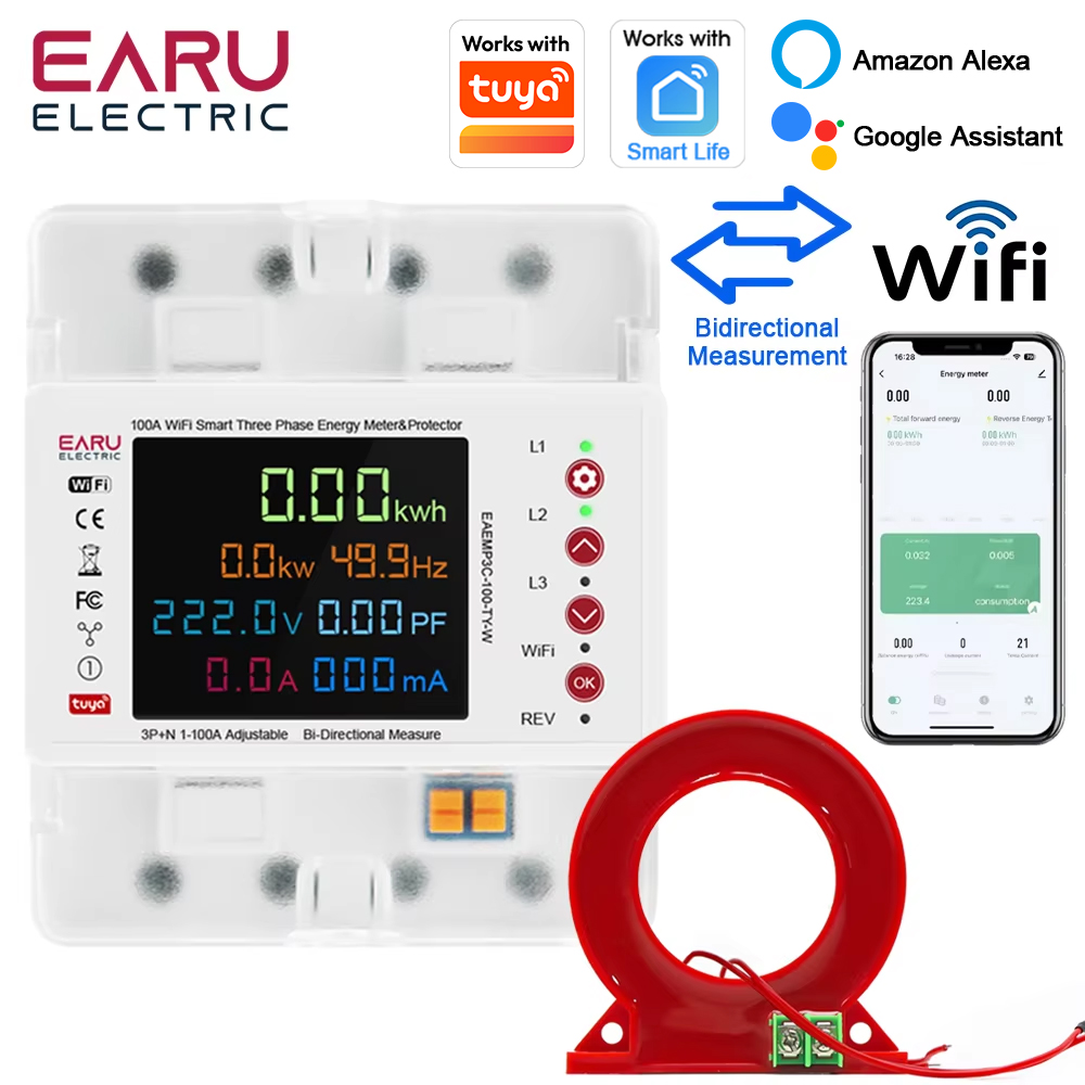Three Phase Tuya WiFi Smart Bi – обзор и цена Ac Surge Protector