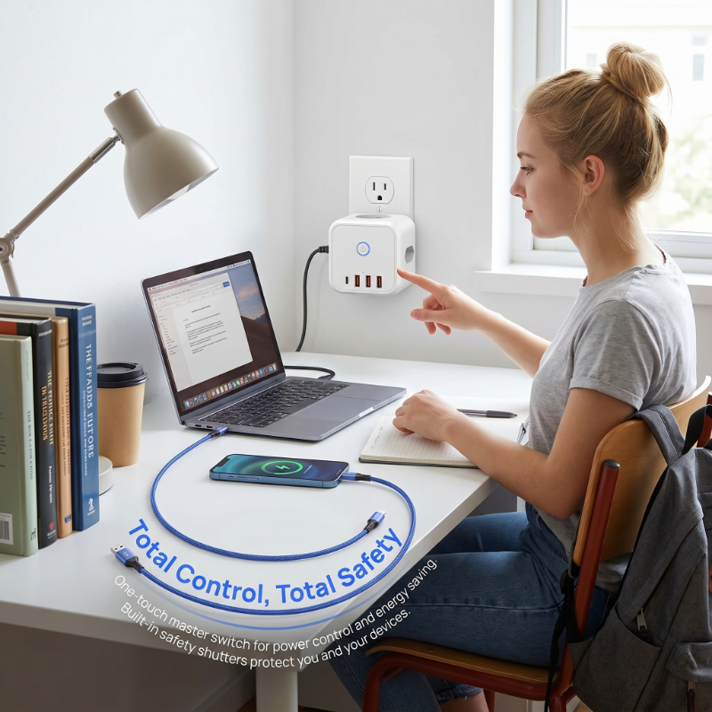 USB C Surge Protector Cube Pow – обзор и цена Ac Surge Protector