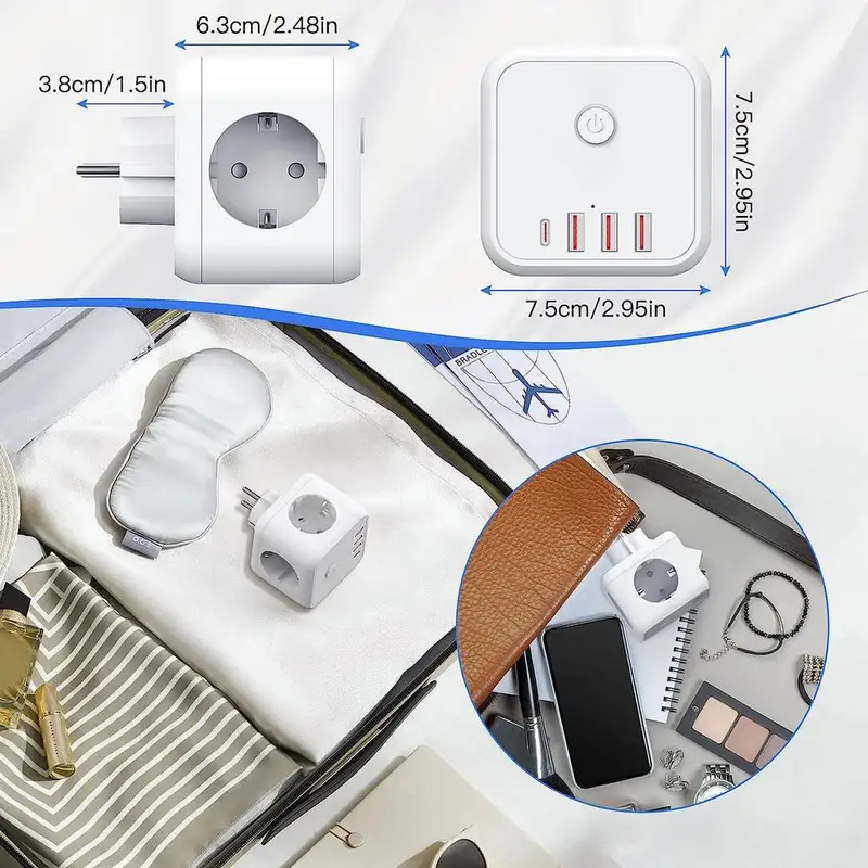 USB C Surge Protector Cube Pow – обзор и цена Ac Surge Protector