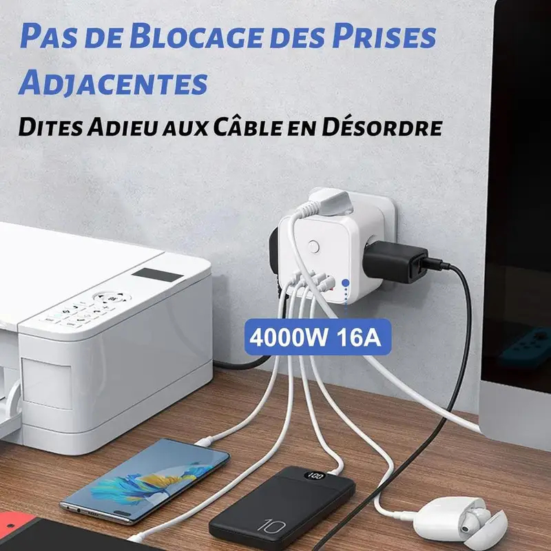 USB C Surge Protector Cube Pow – обзор и цена Ac Surge Protector