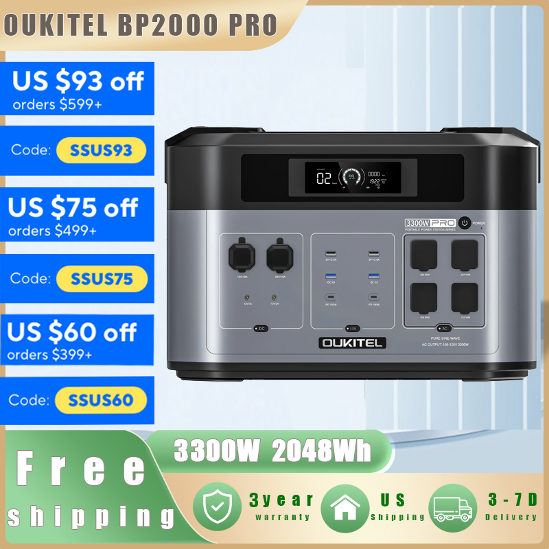 OUKITEL BP2000 PRO Portable Po – обзор и цена Mppt Charge Controller
