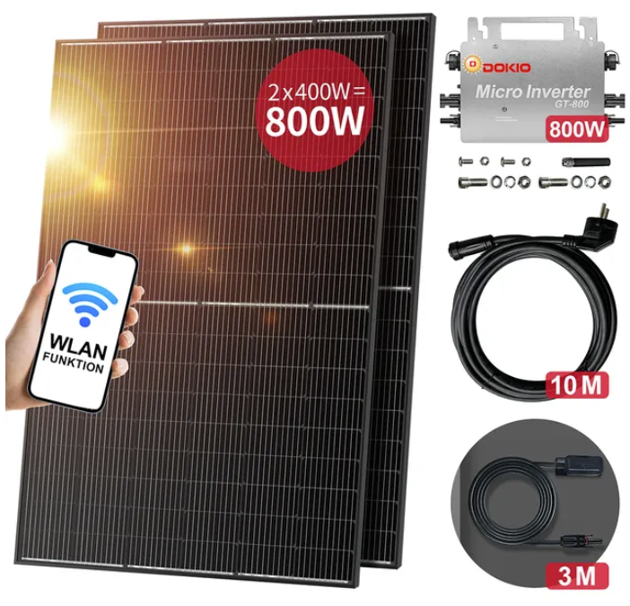 DOKIO Balcony Power Plants Kit – обзор и цена Renewable Energy Systems