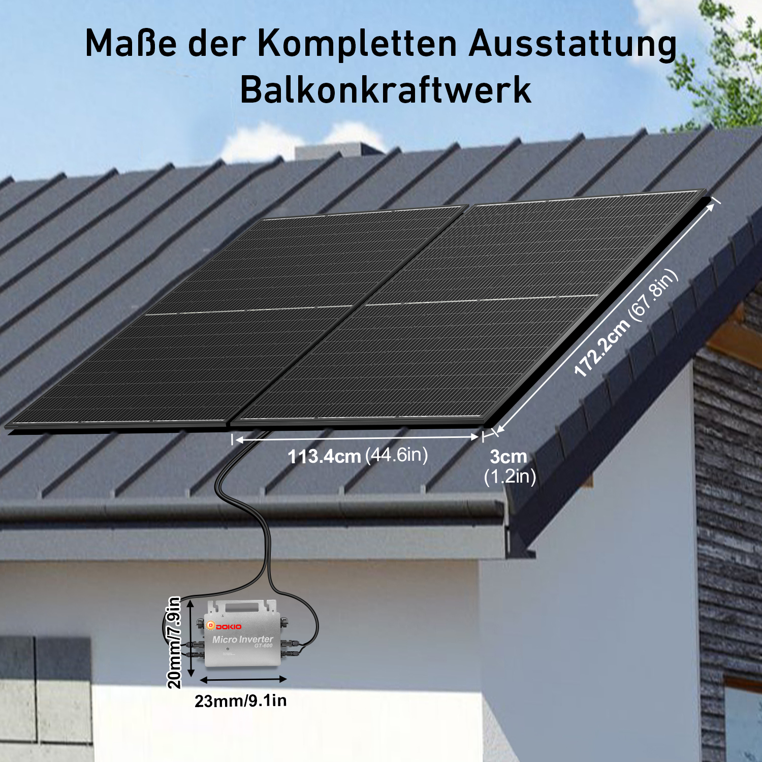 DOKIO Balcony Power Plants Kit – обзор и цена Renewable Energy Systems