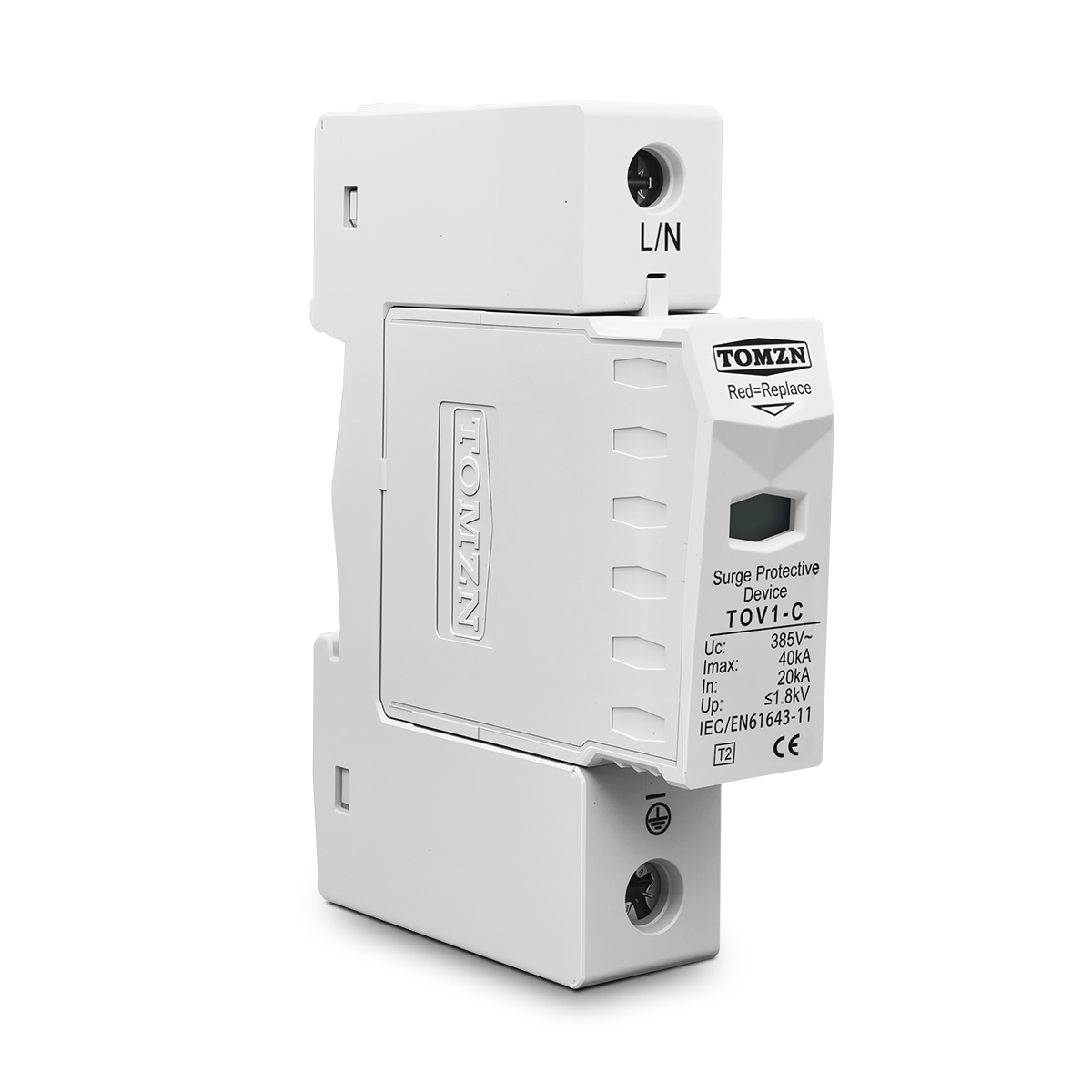 TOMZN AC SPD 1P 20KA 40KA 60KA – обзор и цена Ac Surge Protector
